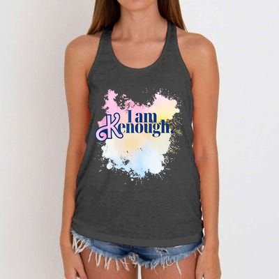 I Am Ken Enough Women's Knotted Racerback Tank