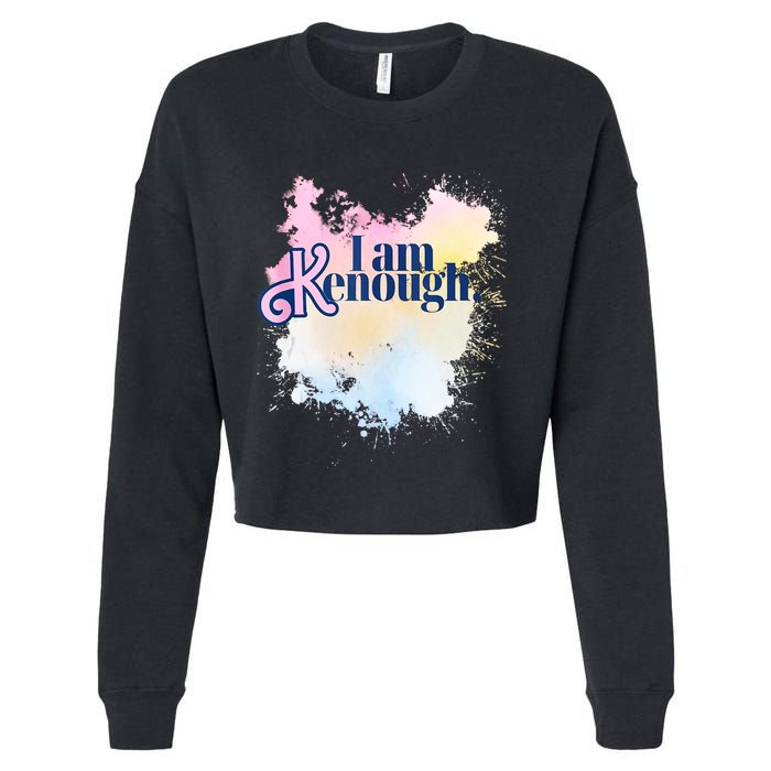 I Am Ken Enough Cropped Pullover Crew