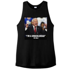 I’M A Knucklehead At Times Ladies PosiCharge Tri-Blend Wicking Tank