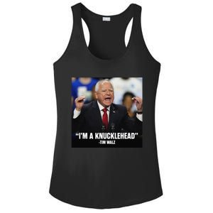 I’M A Knucklehead At Times Ladies PosiCharge Competitor Racerback Tank