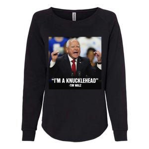 I’M A Knucklehead At Times Womens California Wash Sweatshirt