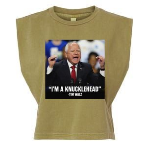 I’M A Knucklehead At Times Garment-Dyed Women's Muscle Tee