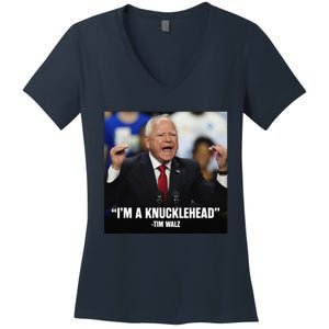 I’M A Knucklehead At Times Women's V-Neck T-Shirt