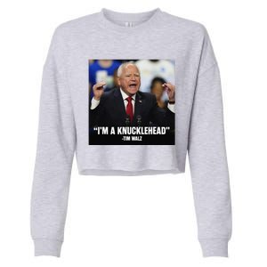 I’M A Knucklehead At Times Cropped Pullover Crew