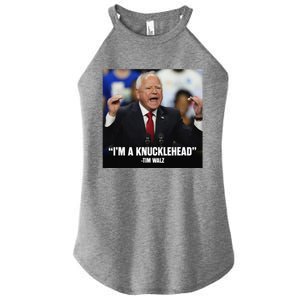 I’M A Knucklehead At Times Women's Perfect Tri Rocker Tank