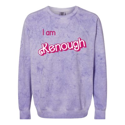 I Am Kenough Ken Enough Colorblast Crewneck Sweatshirt