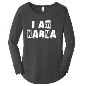 I Am Karma Women's Perfect Tri Tunic Long Sleeve Shirt