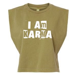 I Am Karma Garment-Dyed Women's Muscle Tee