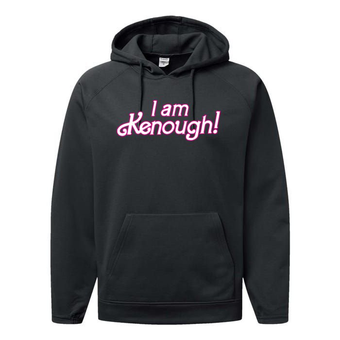 I Am Kenough Performance Fleece Hoodie