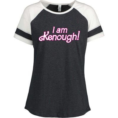 I Am Kenough Enza Ladies Jersey Colorblock Tee