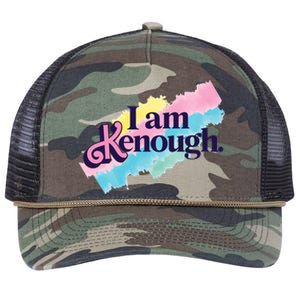 I Am Kenough Ken Doll Funny Fan Lover Retro Rope Trucker Hat Cap