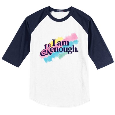 I Am Kenough Ken Doll Funny Fan Lover Baseball Sleeve Shirt