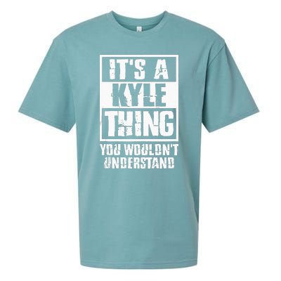 Its A Kyle Thing You Wouldnt Understand Sueded Cloud Jersey T-Shirt