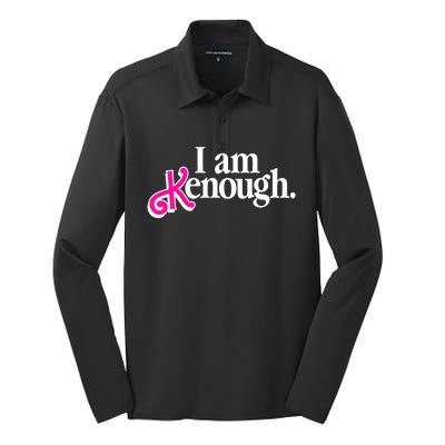 I Am Kenough Enough Silk Touch Performance Long Sleeve Polo