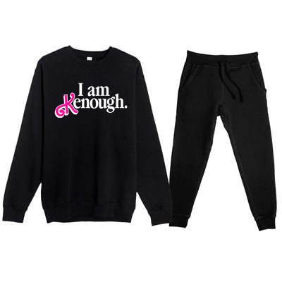 I Am Kenough Enough Premium Crewneck Sweatsuit Set