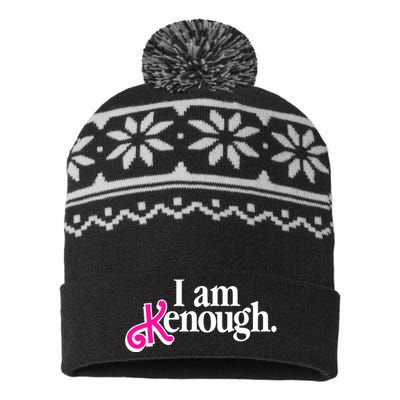 I Am Kenough Enough USA-Made Snowflake Beanie