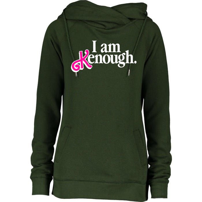 I Am Kenough Enough Womens Funnel Neck Pullover Hood