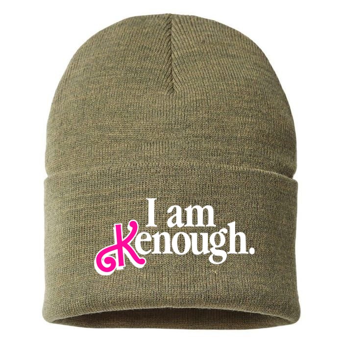 I Am Kenough Enough Sustainable Knit Beanie