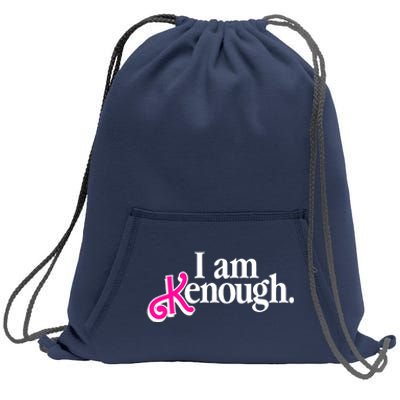 I Am Kenough Enough Sweatshirt Cinch Pack Bag