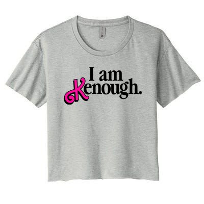 I Am Kenough Enough Women's Crop Top Tee