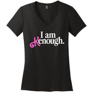 I Am Kenough Funny I Am Kenough For Men Women's V-Neck T-Shirt