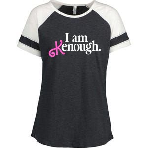 I Am Kenough Funny I Am Kenough For Men Enza Ladies Jersey Colorblock Tee