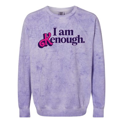 I Am Kenough For Men Women Colorblast Crewneck Sweatshirt