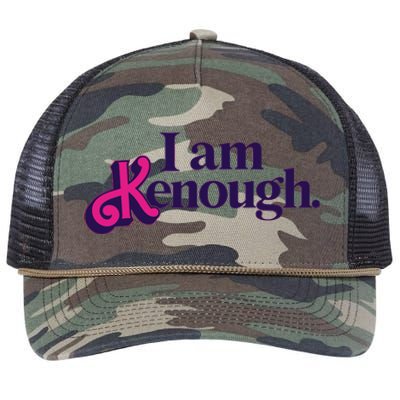 I Am Kenough For Men Women Retro Rope Trucker Hat Cap