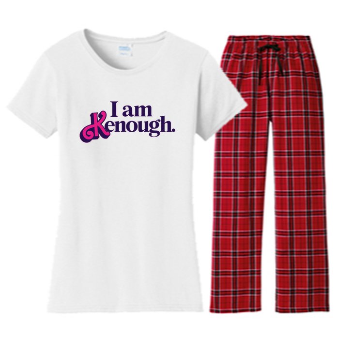 I Am Kenough For Men Women Women's Flannel Pajama Set