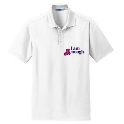 I Am Kenough For Men Women Dry Zone Grid Polo