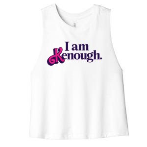 I Am Kenough For Men Women Women's Racerback Cropped Tank