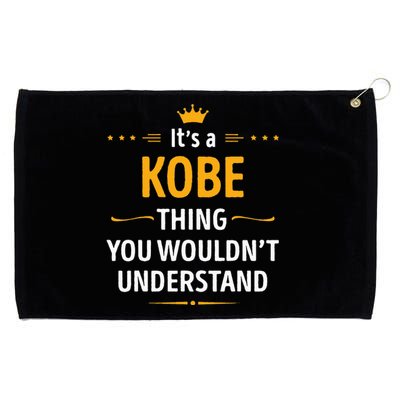 Its A K.O.B.E Thing You Wouldnt Understand Cool Grommeted Golf Towel