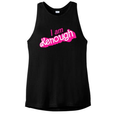 I Am Kenough Kenough Ladies PosiCharge Tri-Blend Wicking Tank