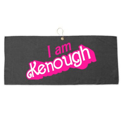 I Am Kenough Kenough Large Microfiber Waffle Golf Towel