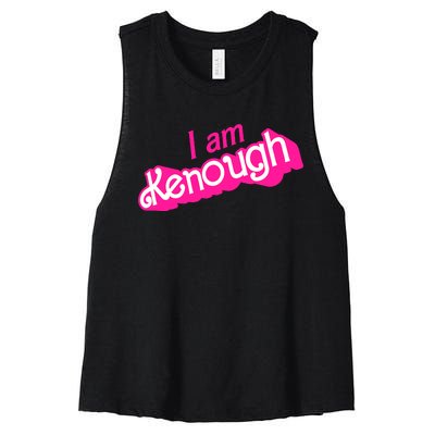 I Am Kenough Kenough Women's Racerback Cropped Tank