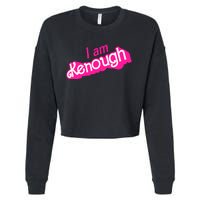 I Am Kenough Kenough Cropped Pullover Crew