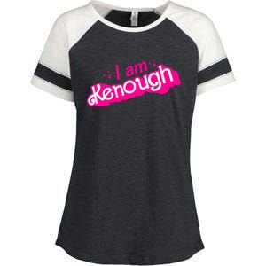 I Am Kenough For Men Women Enza Ladies Jersey Colorblock Tee