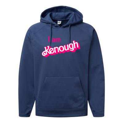 I Am Kenough Trendy Design Performance Fleece Hoodie