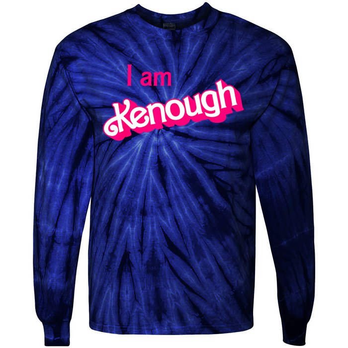 I Am Kenough Trendy Design Tie-Dye Long Sleeve Shirt