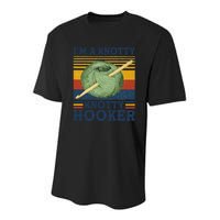 IM A Knotty Knotty Hooker Crochet And Knitting Vintage Youth Performance Sprint T-Shirt