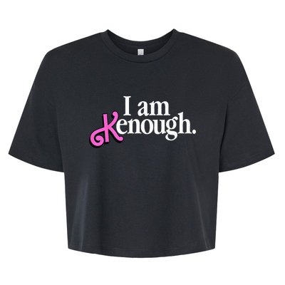 I am Kenough Funny i am kenough Bella+Canvas Jersey Crop Tee