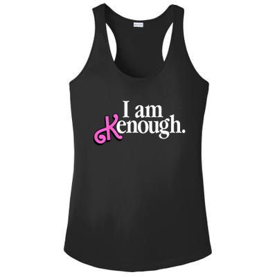 I am Kenough Funny i am kenough Ladies PosiCharge Competitor Racerback Tank