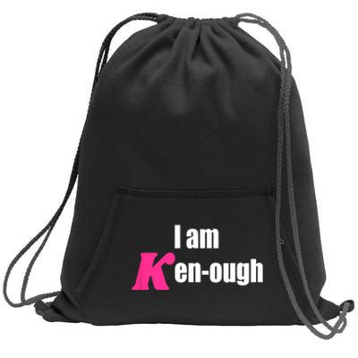 I Am Kenough Kenough Trending Sweatshirt Cinch Pack Bag