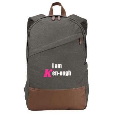 I Am Kenough Kenough Trending Cotton Canvas Backpack