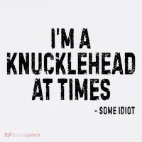 I’M A Knucklehead At Times Adult Drive Performance Visor