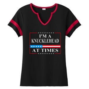 IM A Knucklehead At Times Tim Walz Quote Harris Waltz 2024 Ladies Halftime Notch Neck Tee