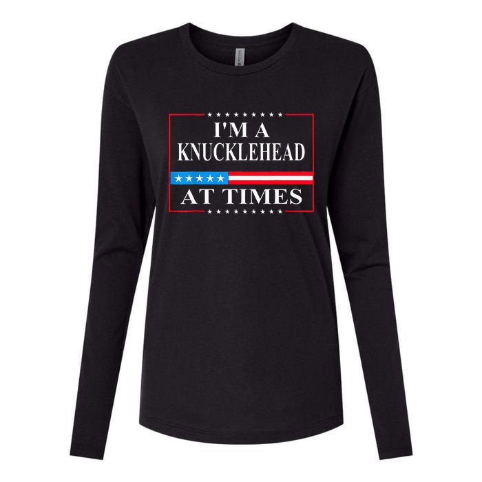 IM A Knucklehead At Times Tim Walz Quote Harris Waltz 2024 Womens Cotton Relaxed Long Sleeve T-Shirt