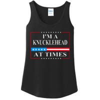 IM A Knucklehead At Times Tim Walz Quote Harris Waltz 2024 Ladies Essential Tank