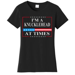 IM A Knucklehead At Times Tim Walz Quote Harris Waltz 2024 Women's T-Shirt