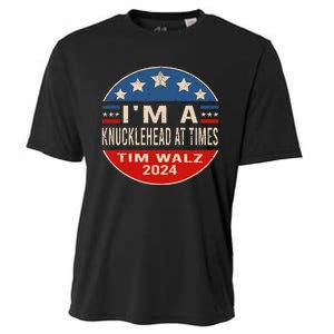 IM A Knucklehead At Times Tim Walz Quote Harris Walz 2024 Cooling Performance Crew T-Shirt